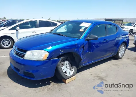 2014 Dodge Avenger Se z USA, uszkodzony, nr VIN 1C3CDZAB7EN169534